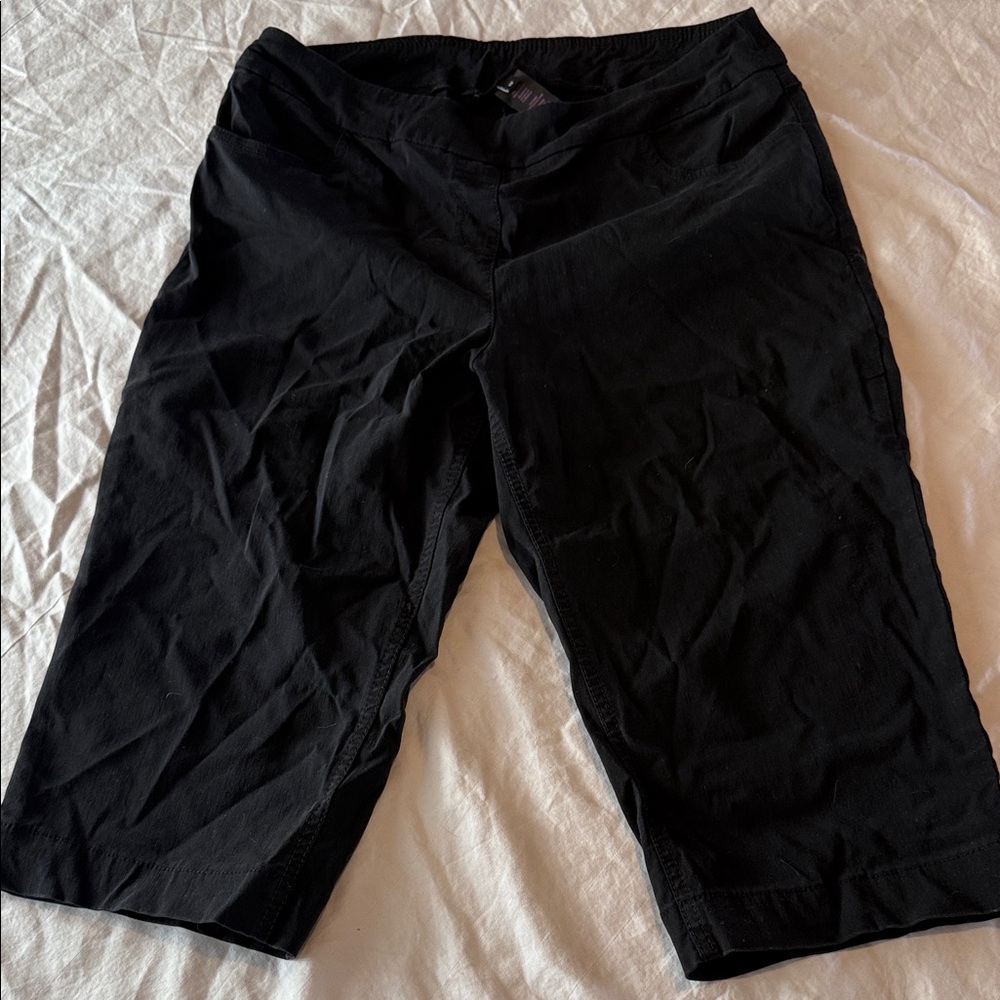 Elegant Black Women's Bermuda Shorts